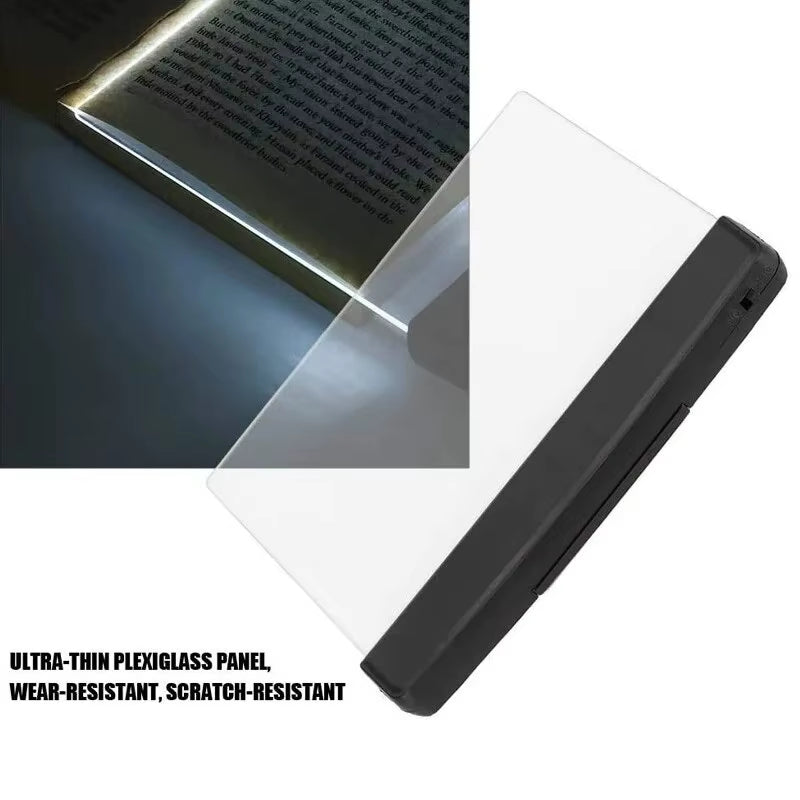 1Pc LED Flat Panel Night Vision Reading Light